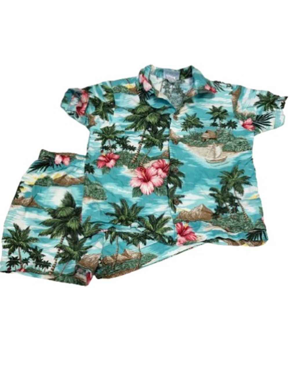 RJC Kids Tropical Blue Hawaiian Set size 6